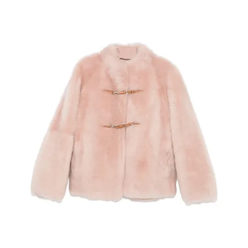 Jackets > Faux Fur & Shearling Jackets - - Ermanno Scervino - Modalova