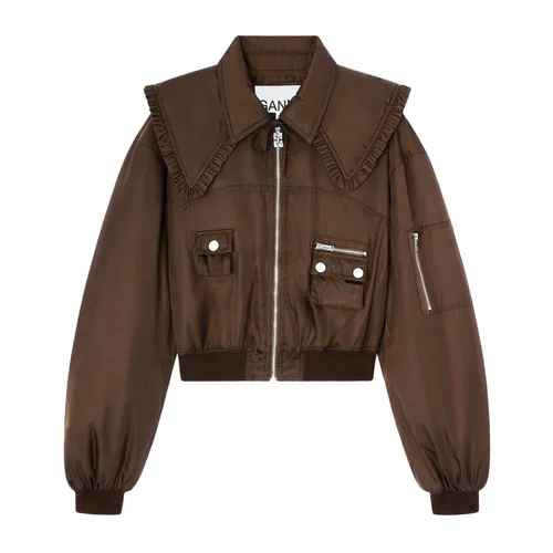 Jackets > Bomber Jackets - - Ganni - Modalova