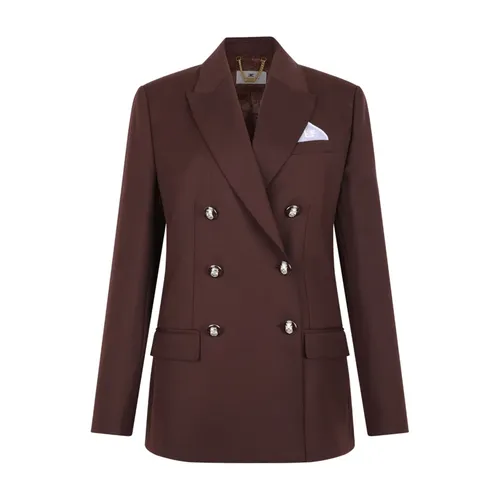 Jackets > Blazers - - Elisabetta Franchi - Modalova