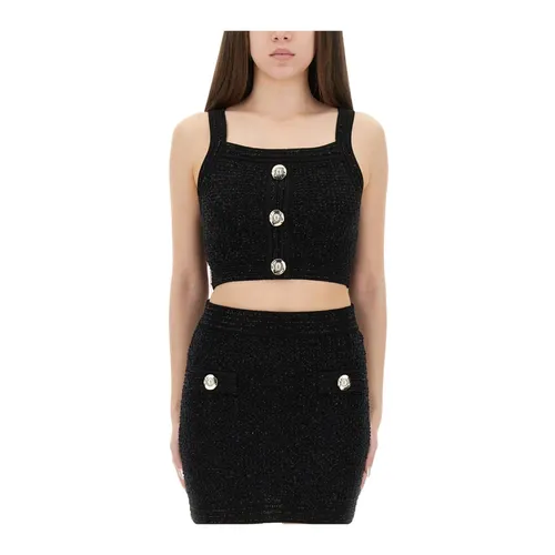 Tops > Sleeveless Tops - - Balmain - Modalova