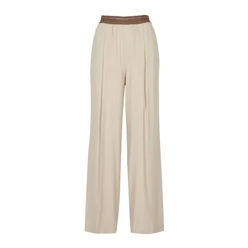 Trousers > Wide Trousers - - Semicouture - Modalova