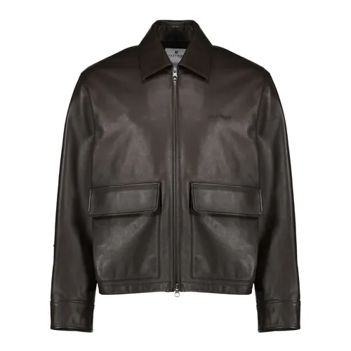 Jackets > Leather Jackets - - Courrèges - Modalova