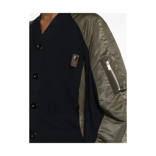 Knitwear > Cardigans - - Sacai - Modalova