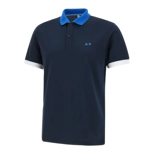 Sun68 - Tops > Polo Shirts - Blue - Sun68 - Modalova