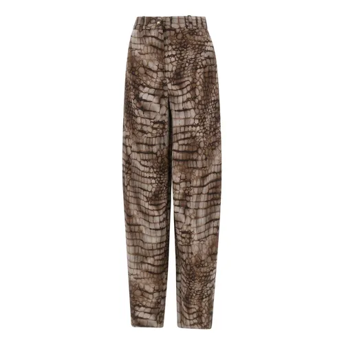Trousers > Wide Trousers - - Elisabetta Franchi - Modalova