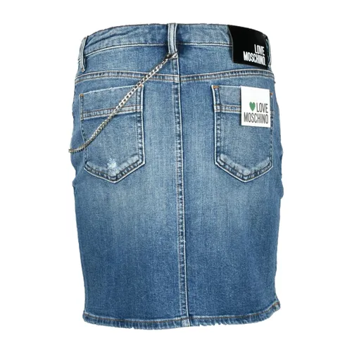 Skirts > Denim Skirts - - Love Moschino - Modalova