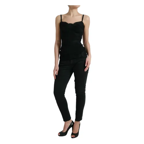 Tops > Sleeveless Tops - - Dolce & Gabbana - Modalova