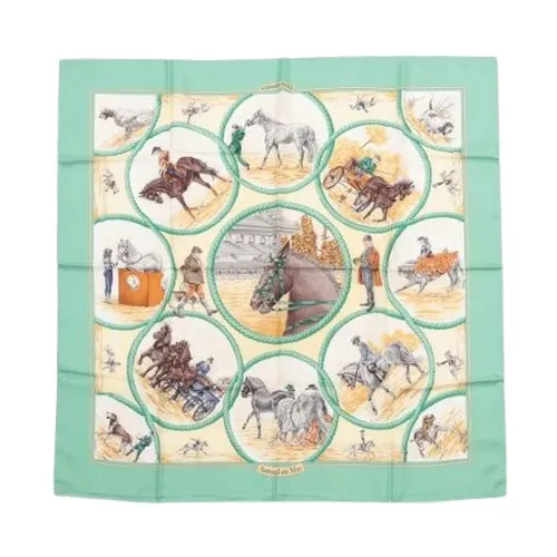 Pre-owned > Pre-owned Accessories > Pre-owned Scarves - - Hermès Vintage - Modalova