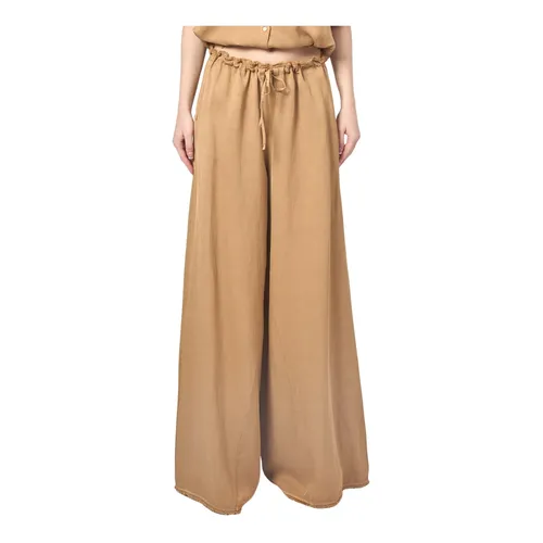 Trousers > Wide Trousers - - Manila Grace - Modalova