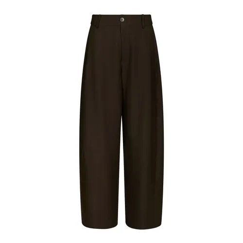 Trousers > Wide Trousers - - Neo Noir - Modalova