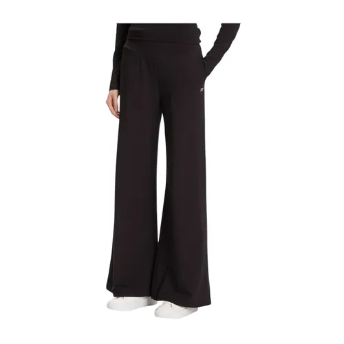 Trousers > Wide Trousers - - Emporio Armani EA7 - Modalova
