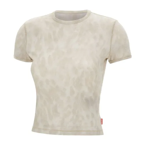 Diesel - Tops > T-Shirts - Beige - Diesel - Modalova
