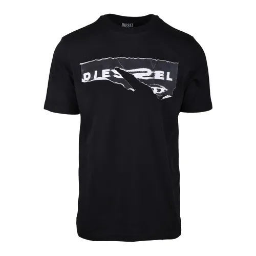 Diesel - Tops > T-Shirts - Black - Diesel - Modalova
