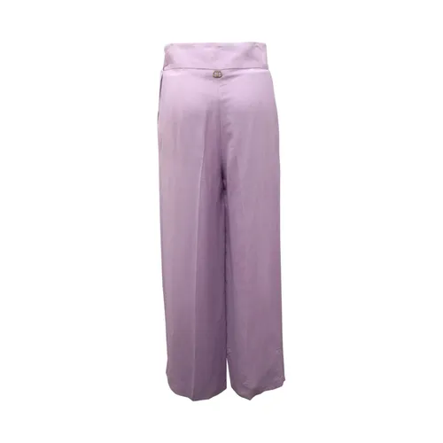 Trousers > Wide Trousers - - Twinset - Modalova