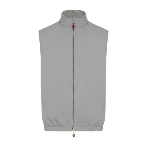 Kiton - Jackets > Vests - Gray - Kiton - Modalova