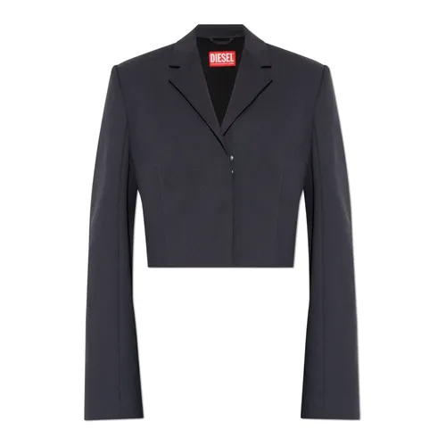 Diesel - Jackets > Blazers - Gray - Diesel - Modalova
