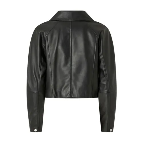 Jackets > Leather Jackets - - Pinko - Modalova