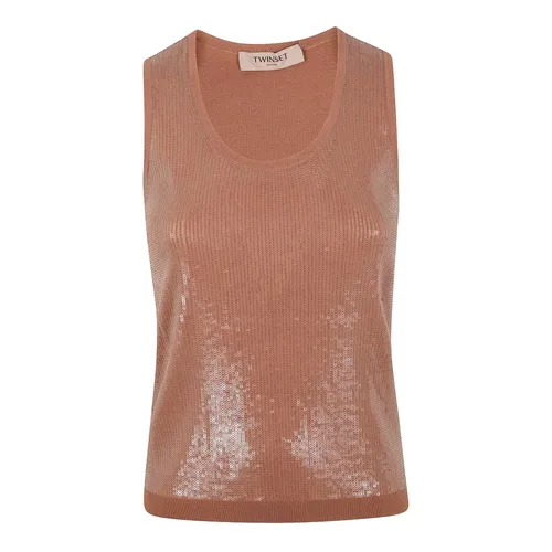 Tops > Sleeveless Tops - - Twinset - Modalova