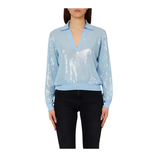 Knitwear > V-neck Knitwear - - Liu Jo - Modalova