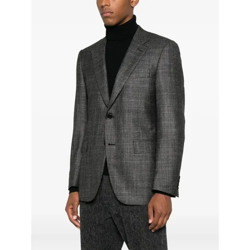Canali - Jackets > Blazers - Gray - Canali - Modalova
