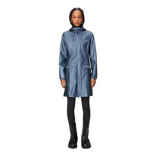 Rains - Coats > Parkas - Blue - Rains - Modalova