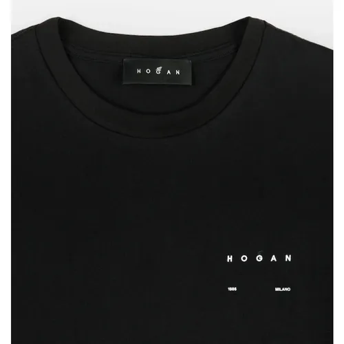 Hogan - Tops > T-Shirts - Black - Hogan - Modalova