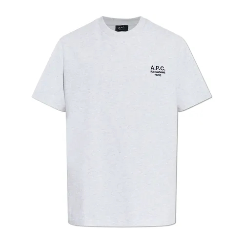 A.p.c. - Tops > T-Shirts - Gray - A.p.c. - Modalova
