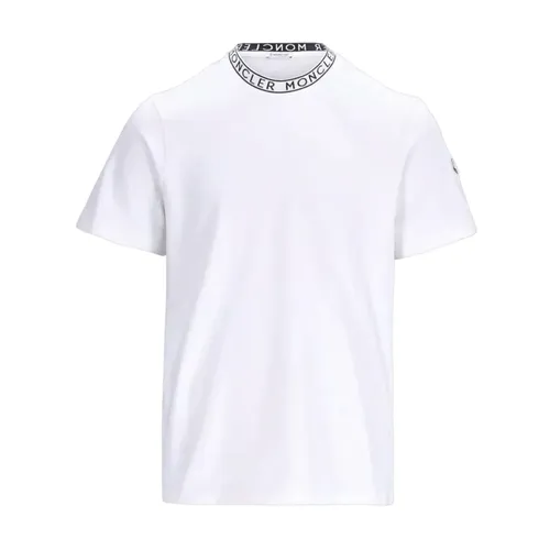 Moncler - Tops > T-Shirts - White - Moncler - Modalova