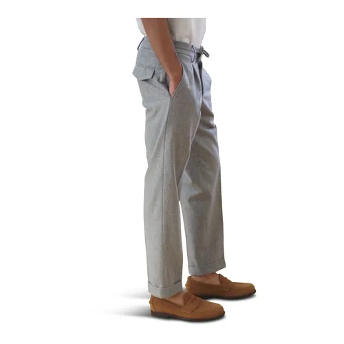 Trousers > Straight Trousers - - Barba - Modalova