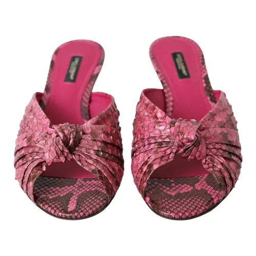 Shoes > Heels > Heeled Mules - - Dolce & Gabbana - Modalova