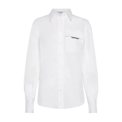 Blouses & Shirts > Shirts - - Brunello Cucinelli - Modalova