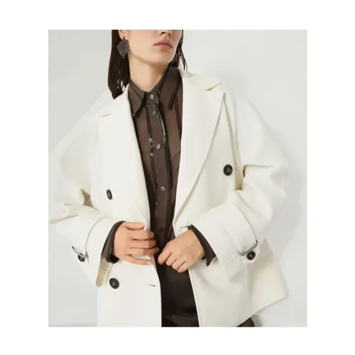 Coats > Trench Coats - - Brunello Cucinelli - Modalova