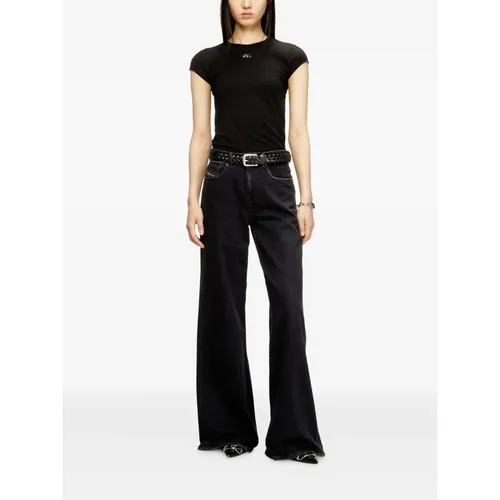 Diesel - Tops > T-Shirts - Black - Diesel - Modalova