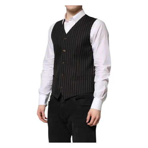 Suits > Suit Vests - - Dolce & Gabbana - Modalova