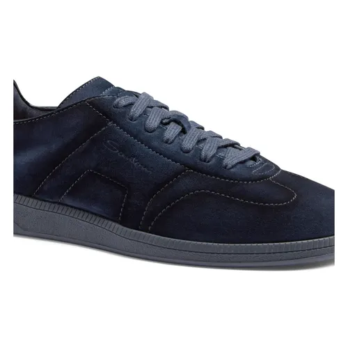 Santoni - Shoes > Sneakers - Blue - Santoni - Modalova