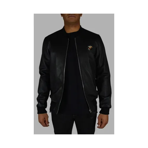Jackets > Leather Jackets - - Philipp Plein - Modalova