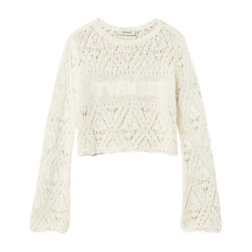 Knitwear > Round-neck Knitwear - - Twinset - Modalova