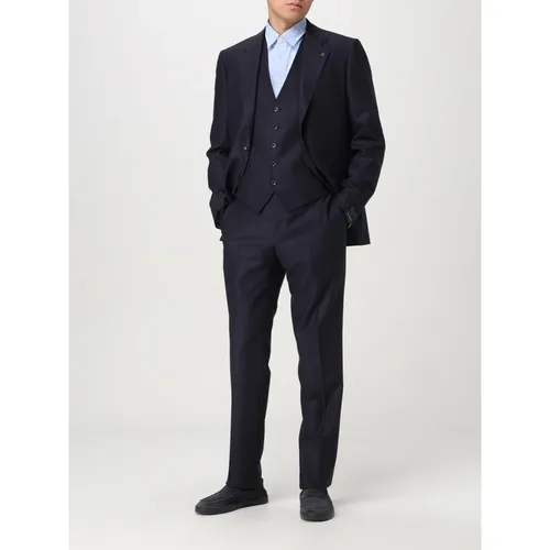 Suits > Suit Sets > Single Breasted Suits - - Tagliatore - Modalova
