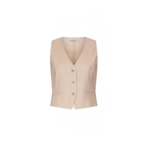Marella - Jackets > Vests - Beige - Marella - Modalova