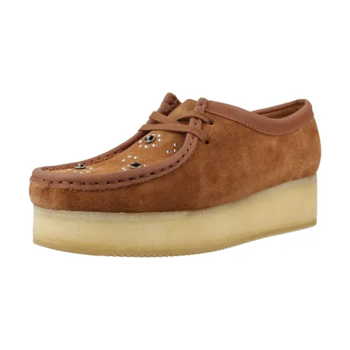 Shoes > Flats > Laced Shoes - - Clarks - Modalova