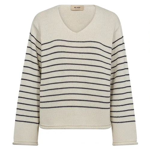 Knitwear > V-neck Knitwear - - MOS Mosh - Modalova