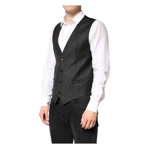 Suits > Suit Vests - - Dolce & Gabbana - Modalova