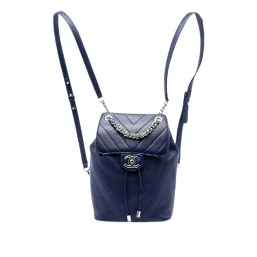 Pre-owned > Pre-owned Bags > Pre-owned Backpacks - - Chanel Vintage - Modalova