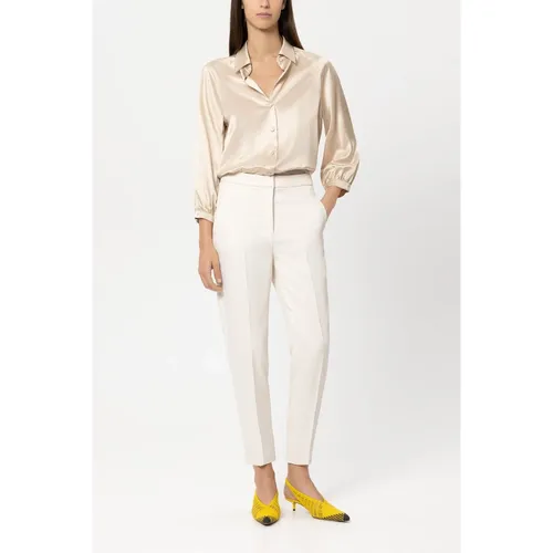 Trousers > Tapered Trousers - - Luisa Cerano - Modalova