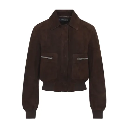 Jackets > Bomber Jackets - - Tom Ford - Modalova