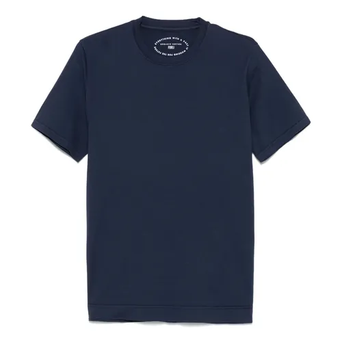 Fedeli - Tops > T-Shirts - Blue - Fedeli - Modalova