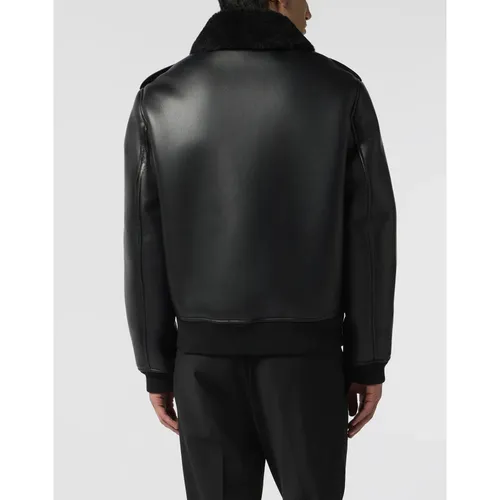 Jackets > Faux Fur & Shearling Jackets - - Philipp Plein - Modalova