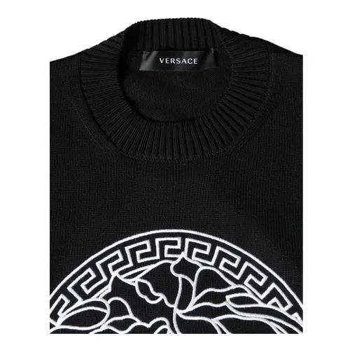 Knitwear > Round-neck Knitwear - - Versace - Modalova