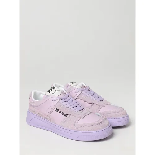 Msgm - Shoes > Sneakers - Purple - Msgm - Modalova