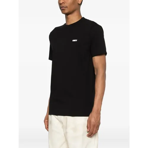 Obey - Tops > T-Shirts - Black - Obey - Modalova